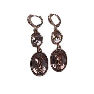 Givenchy Modern Rose Gold Tone Pierced Drop Earrings